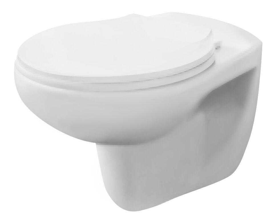 Nuie Melbourne Wall Hung Pan – White, photo 2