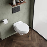 Nuie Melbourne Wall Hung Pan – White, photo 4