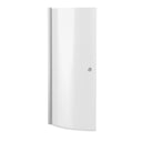 Nuie 700mm Curved Bath Screen With Knob – Chrome, photo 2