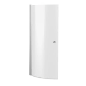 Nuie 700mm Curved Bath Screen With Knob – Chrome, photo 2
