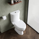 Nuie Ivo Rimless Close Coupled Toilet – White, photo 4