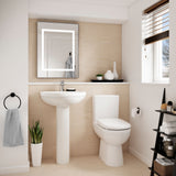 Nuie Ivo Comfort Height Pan & Cistern – White, photo 4