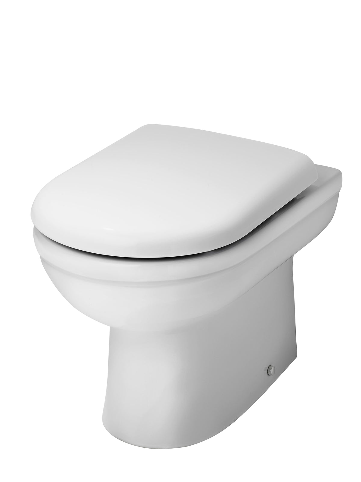 Nuie Ivo Round Back to Wall Toilet Pan – White, photo 2