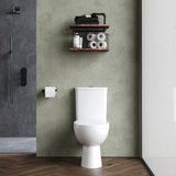 Nuie Fay Rimless Close Coupled Toilet – White