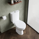 Nuie Fay Rimless Close Coupled Toilet – White, photo 4