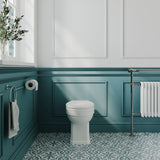 Nuie Richmond Traditional Back to Wall Toilet Pan – White