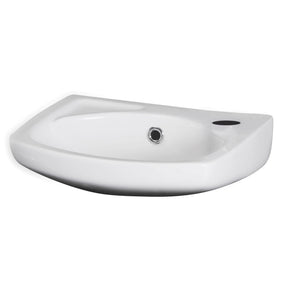 Nuie Melbourne 1 Tap Hole Wall Hung Ceramic Basin – 350mm & 450mm, photo 2