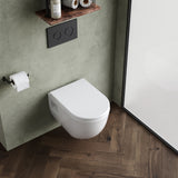 Nuie Provost Wall Hung Pan – White, photo 4