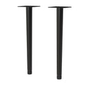 Nuie Matt Wall Hung Vanity Decorative Legset – Black, photo 2