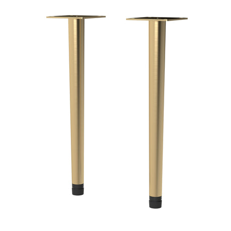 Nuie Wall Hung Vanity Decorative Legset – Chrome or Brushed Brass, photo 3
