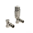 Kartell K-VIT Design Twin Pack TRV Angled - Brushed Nickel