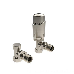 Kartell K-VIT Design Twin Pack TRV Angled - Brushed Nickel
