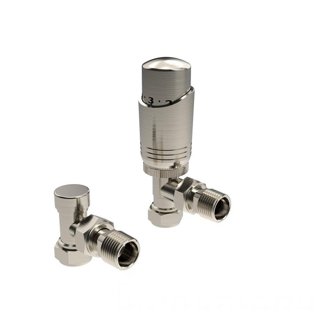Kartell K-VIT Design Twin Pack TRV Angled - Brushed Nickel