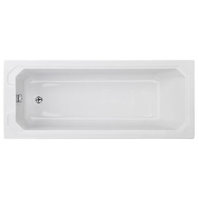 1700 x 700mm Hudson Reed Ascott Single Ended Straight Bath – White, photo 2