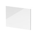 Nuie 700mm Square PVC Shower Bath End Panel Waterproof – Gloss White, photo 2