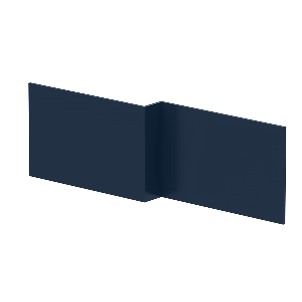 Nuie 1700mm Square MDF Matt Shower Bath Front Panel – Midnight Blue