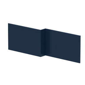 Nuie 1700mm Square MDF Matt Shower Bath Front Panel – Midnight Blue