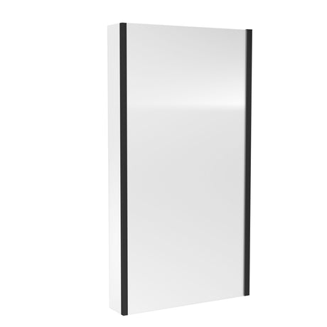 Nuie L Shape Bath Screen With Fixed Return – Matt Black, photo 2