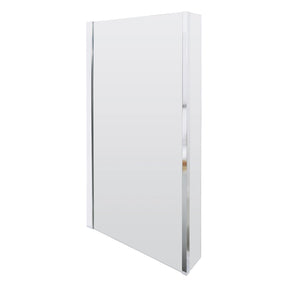 Nuie 800mm L-Shaped Bath Screen – Chrome, photo 2