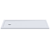 Nuie 1700 x 700mm Slip Resistant Slimline Bath Replacement Shower Tray – European White