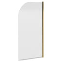 Nuie Pacific 800mm Bath Screen – Brushed Brass, photo 2