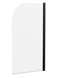 Nuie 800mm Round Bath Screen – Matt Black, photo 2