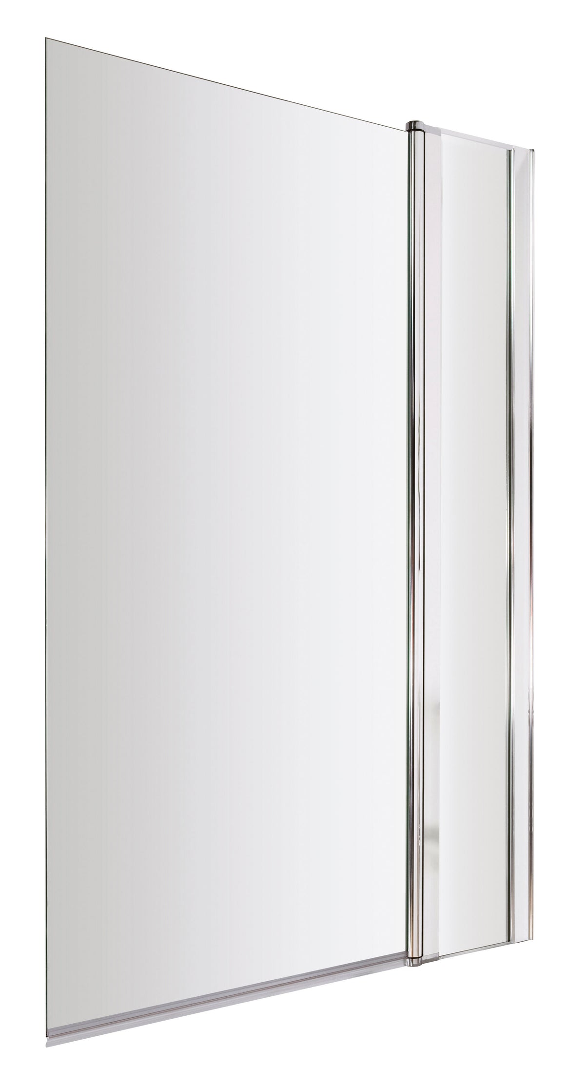 Nuie 1000mm Bath Screen With Fixed Panel – Chrome, photo 2
