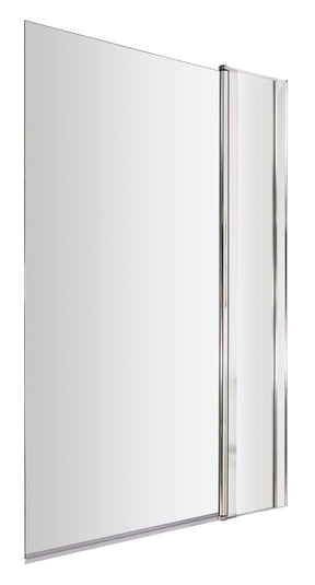Nuie 1000mm Bath Screen With Fixed Panel – Chrome, photo 2