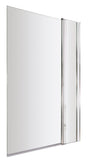 Nuie 1000mm Bath Screen With Fixed Panel – Chrome, photo 2
