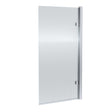 Nuie 830mm Fluted Hinged Bath Screen – Chrome, Brushed Brass or Matt Black, photo 2