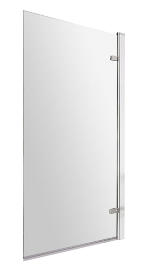Nuie 830mm Hinged Bath Screen – Chrome, photo 2
