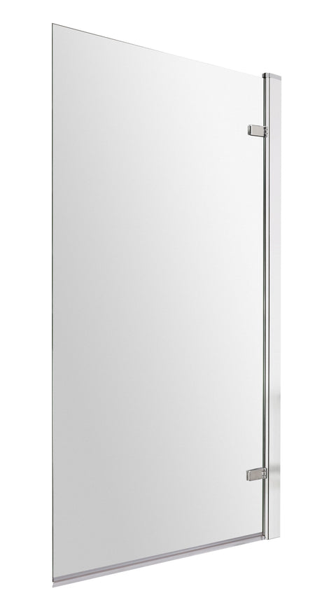 Nuie 830mm Hinged Bath Screen – Chrome, photo 2