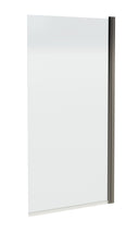 Nuie 800mm Bath Screen – 1430mm High – Brushed Pewter, photo 2