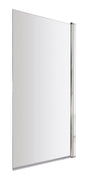 Nuie 800mm Bath Screen – 1430mm High – Chrome or Brushed Brass, photo 2