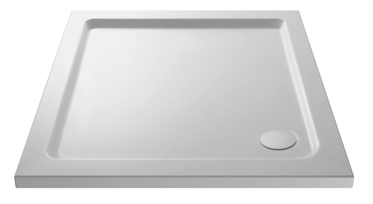 Nuie Slimline Square Shower Tray – 700 x 700mm, 760 x 760mm, 800 x 800mm, 900 x 900mm & 1000 x 1000mm, photo 2