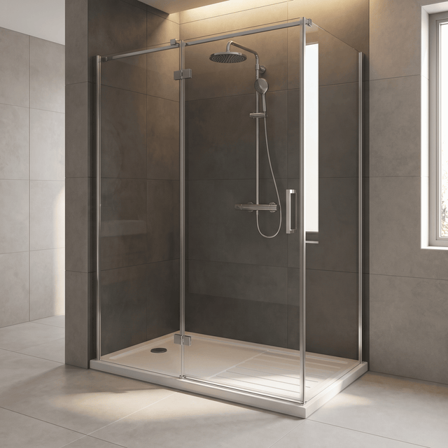 Nuie Slimline Rectangular Walk In Shower Tray – 1400 x 800mm, 1400 x 900mm, 1600 x 800mm, 1700 x 700mm & 1700 x 800mm