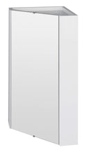 Nuie Mayford 459mm 1 Door Wall Hung Corner Mirror Cabinet – Gloss White