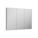 Nuie Eden 900mm 3 Door Wall Hung Mirror Cabinet – Gloss White