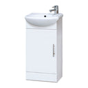 Nuie Mayford 1 Door Floor Standing Compact Vanity Unit With Basin – 400mm, 450mm & 500mm, photo 2