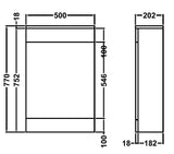 Nuie Mayford Floor Standing WC Unit – 500mm & 600mm, photo 4