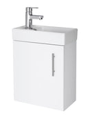 Nuie Vault 400mm 1 Door Wall Hung Compact Vanity Unit With Basin, photo 7