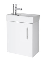 Nuie Vault 400mm 1 Door Wall Hung Compact Vanity Unit With Basin, photo 7