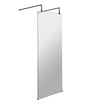 Nuie Framed Wetroom Screen With Support Arms – 700mm, 760mm, 800mm, 900mm, 1000mm, 1100mm, 1200mm & 1400mm