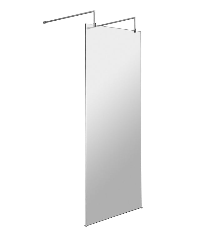 Nuie Frameless Wetroom Screen – 320mm, 700mm, 760mm, 800mm, 900mm, 1000mm, 1100mm, 1200mm & 1400mm