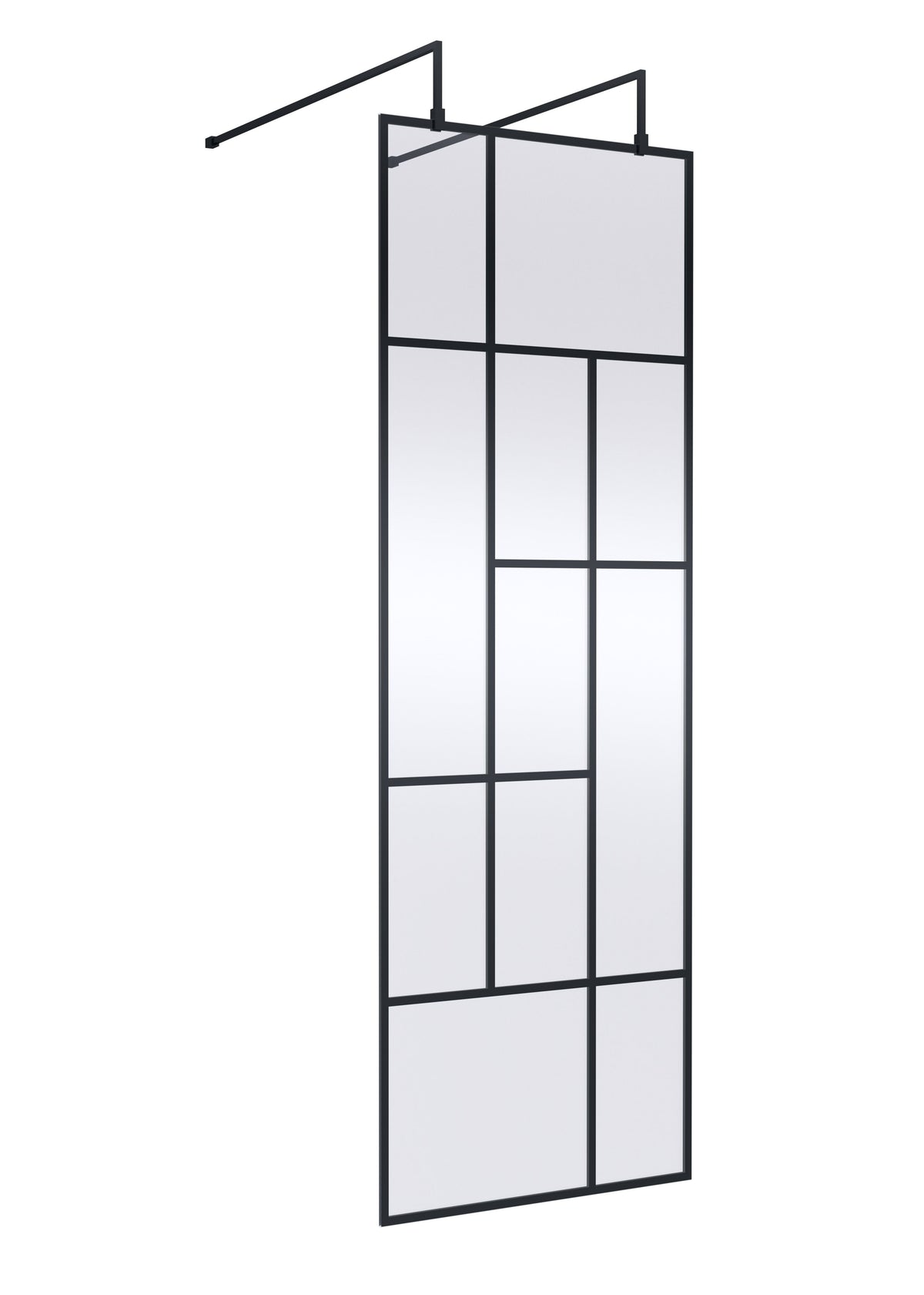 Nuie Abstract Frame Wetroom Screen – 750mm, 800mm, 850mm, 1250mm & 1450mm
