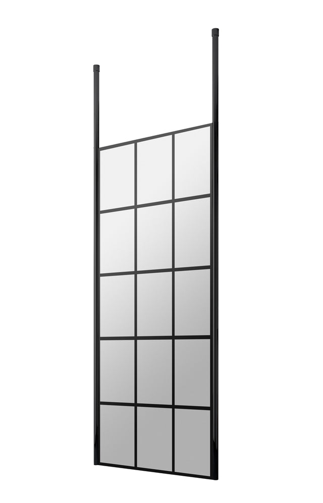 Nuie Frame Screen Wetroom With Ceiling Posts – 700mm, 760mm, 800mm & 900mm
