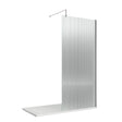 Nuie 1000mm Semi-Frameless Wetroom Screen – 1950mm High – Chrome