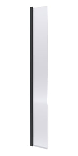 Nuie 320mm Semi-Frameless Wetroom Screen – 1950mm High – Matt Black