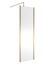 Nuie Semi-Frameless Wetroom Screen – 1950mm High – 700mm, 760mm, 800mm, 900mm, 1000mm, 1100mm & 1200mm