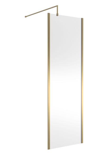 Nuie Semi-Frameless Wetroom Screen – 1950mm High – 700mm, 760mm, 800mm, 900mm, 1000mm, 1100mm & 1200mm